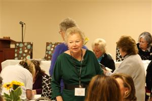 Fran Akin at the Ladies Luncheon