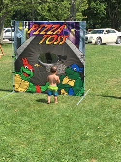 Pizza Toss, children's picnic, 2016.