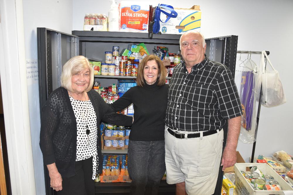 Our Lodge's Food Pantry - Food purchased with funds from our Impact Grant!!
ER Gerry Conboy, Betsy Coffey and Ben Buffa