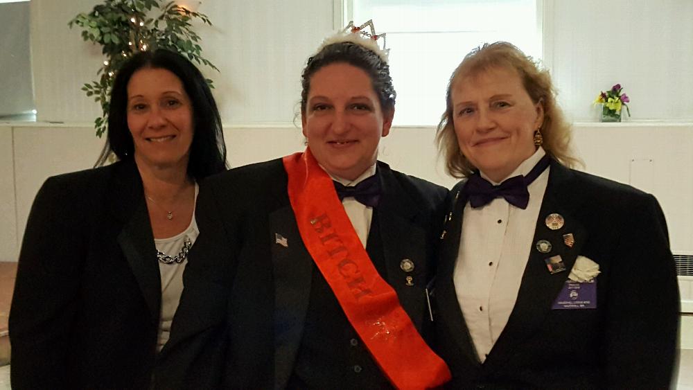 Left to Right
Female Exalted Rulers of Haverhill
Dawn Viens PER 
Tracey Ravgiala Exalted Ruler  
Joan Parah PER