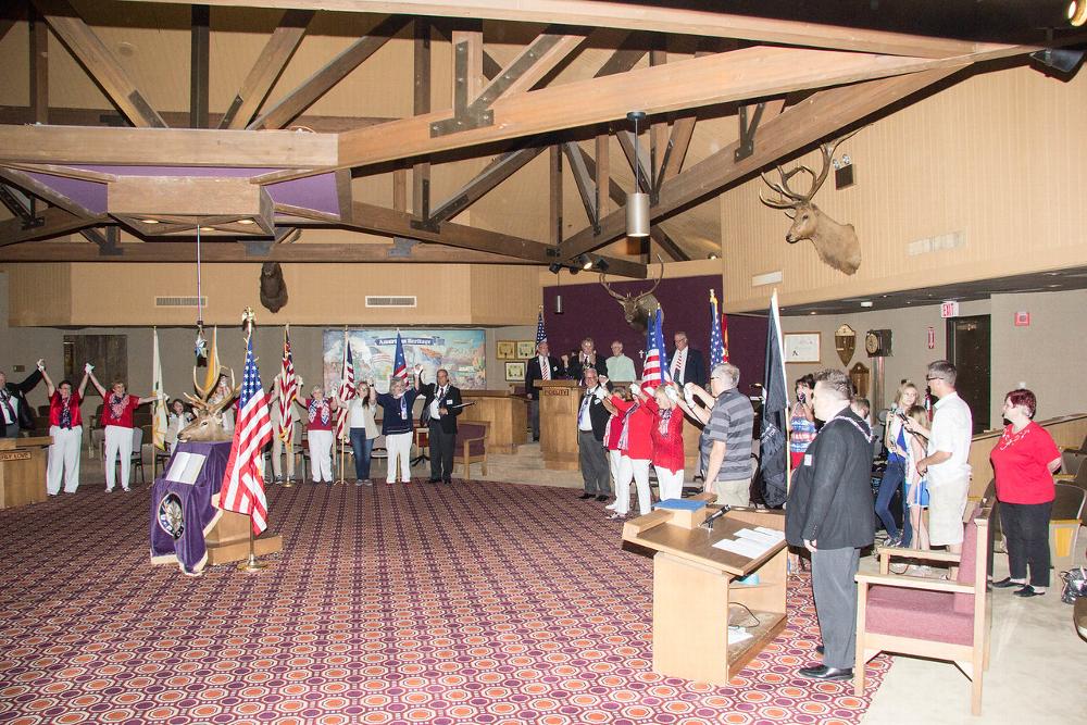 Flag Day At the Lodge 