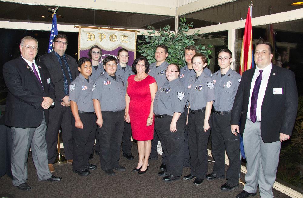 North Phoenix Police Cadets at Law & Order Night November 9th 2017