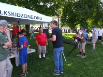 Memorial Day Drug awareness tent in Owen Park was a busy place.