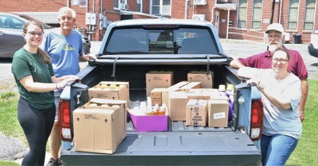 Frostburg Food Pantry Donation Delivery by Joe Davis and Joe Keating