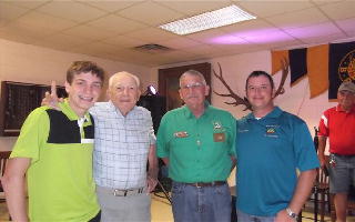 May 2012  The youngest and oldest members with the state president and ER