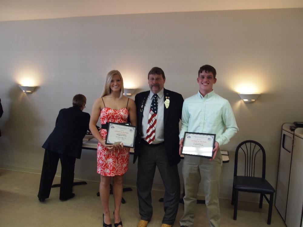 2014 Teens of the Year - Megan Foes, female Teen of the Year, Annawan HS
Dr. Dennis Gerleman, IL Elks State 2nd Vice President
Caleb Rux, male Teen of the Year, Galva HS
Congrats to you both on being selected Lodge 724 Teens of the Year!