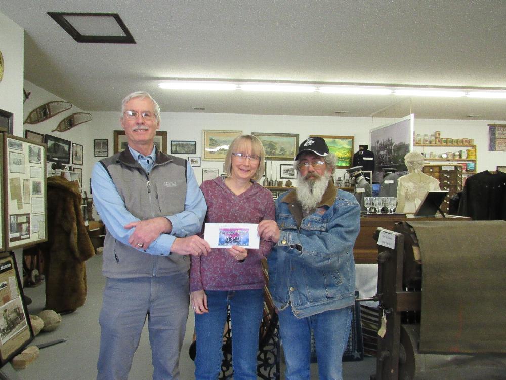 Salida Elks with donation to the Salida Museum from the Anniversary Grant Feb. 2018