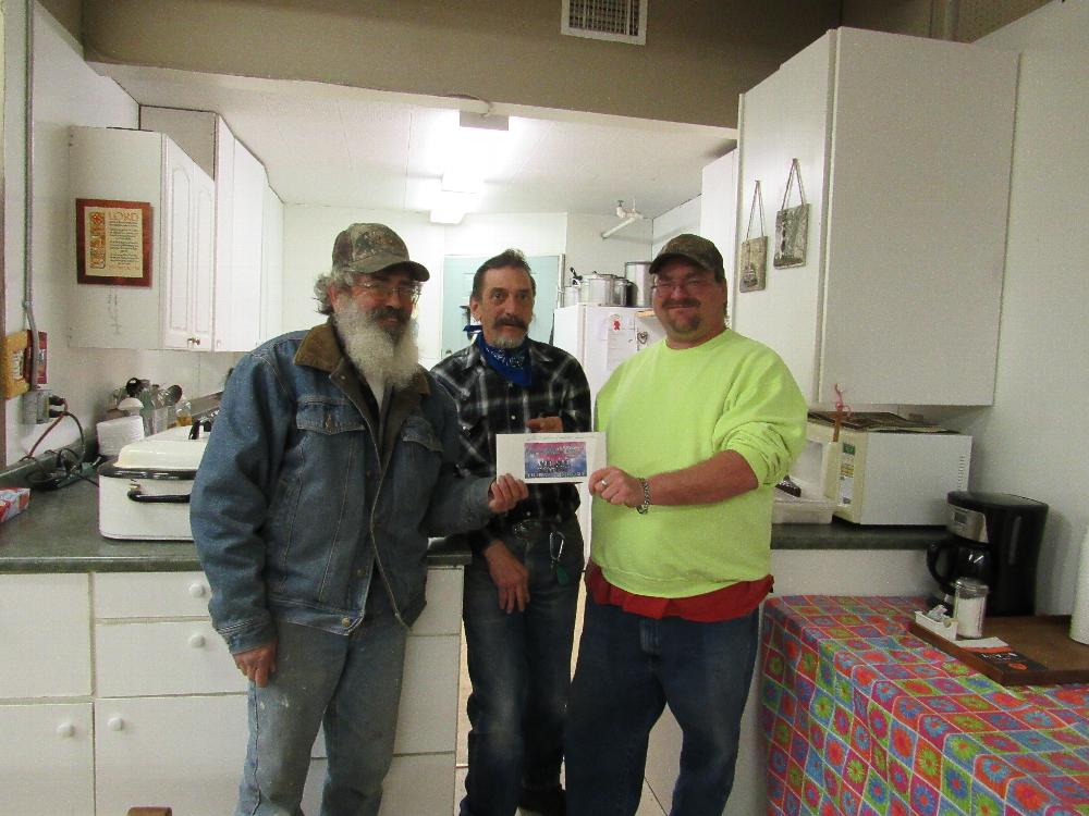 Salida Elks Lodge with donation to the Lighthouse of Salida Soup Kitchen from the Anniversary Grant