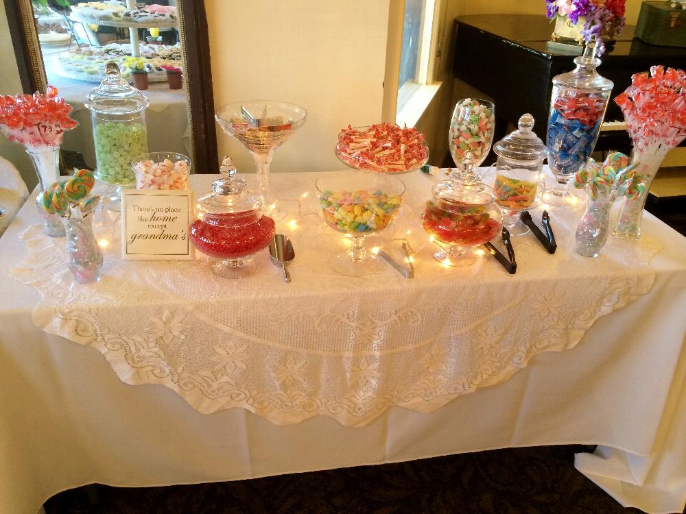 Mothers Day Brunch Candy Buffet