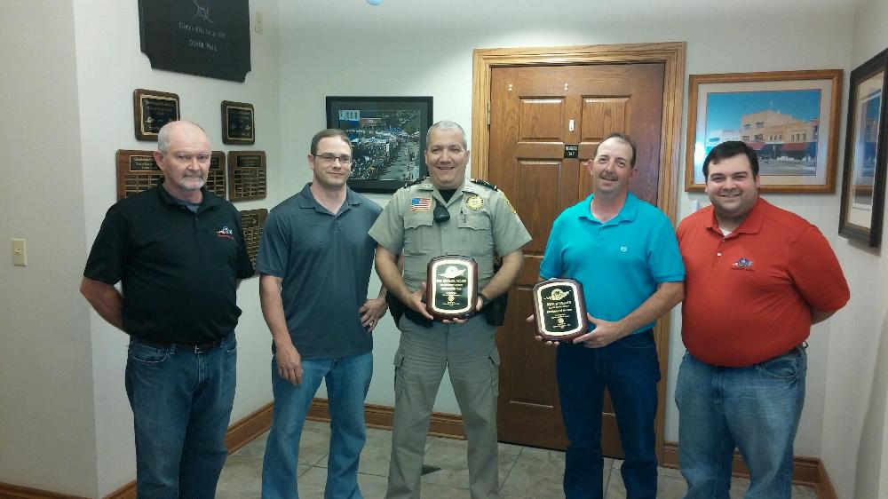 First Responders Appreciation Awards 2015
Leland Smith, Philip Lynch, Mike Nelson, Mitch Grimes and Zac Maggi