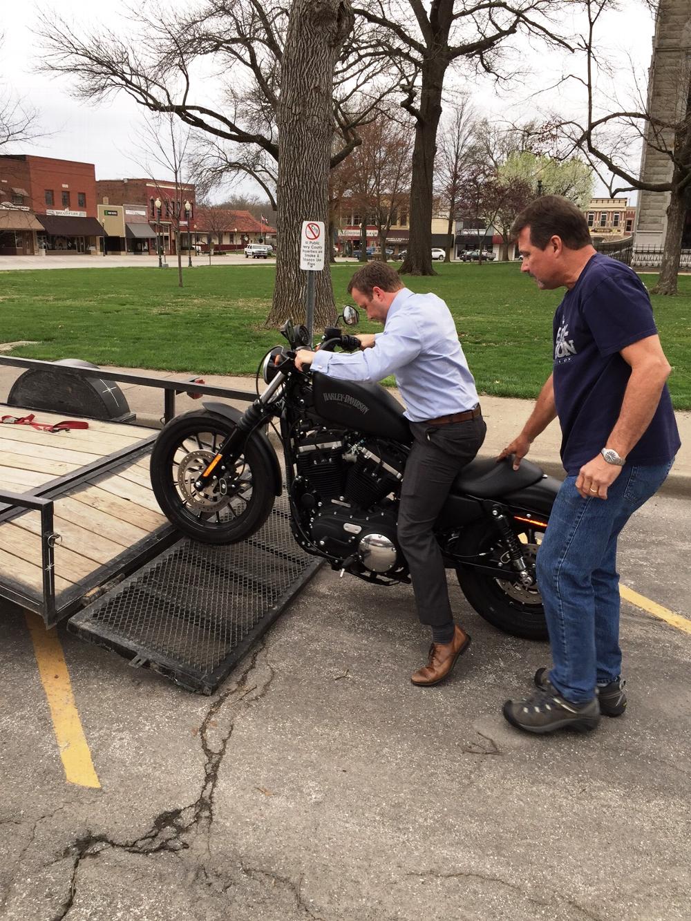 New Harley we are giving away in 2015.
Travis Bartlett, PER and Kenny Kaiser, PDDGER