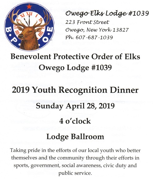 2019 Youth Recognition Dinner