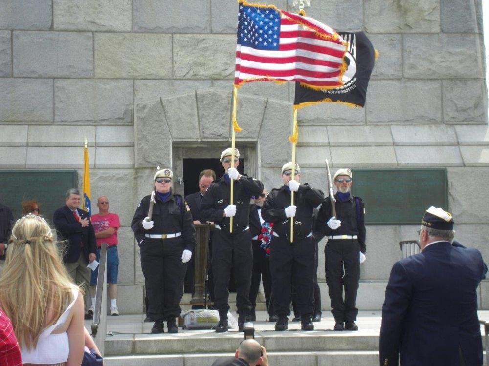 NJ State Convention Military Honor Guard Champions at High Point for Veterans Service