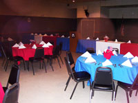 An Police and Fire Appreciation Banquet used the full Mult-purpose room.