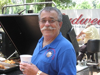 OUR EXULTED RULER SKIP MCDOLE ENJOYING THE WONDERFUL ATMOSPHERE ( AND FREE BEVERAGE ) MEMORIAL DAY PICNIC 2012