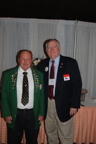 Grand Exalted Ruler Mr. Hicks and ER Richard Menor During lunch at Myrtle Beach Lodge during the winter State convention Feb 2016