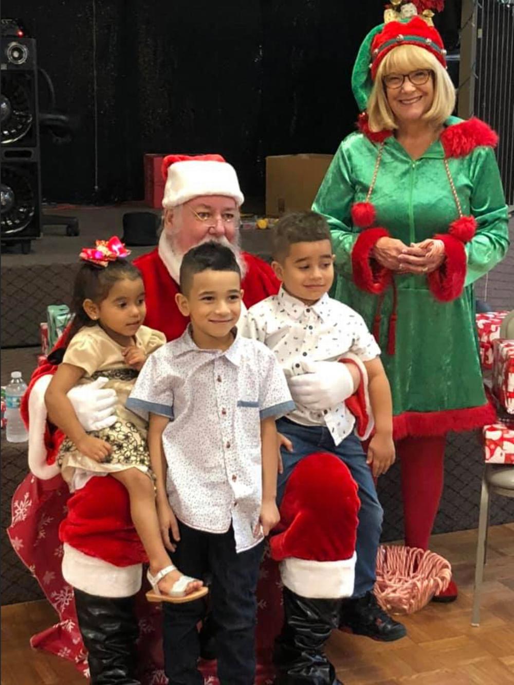 With the ENF Gratitude Grant, we held a Children’s Christmas Party for our Therapy Services kids and local kids from the community! They are treated to lunch, play games, receive a toy from Santa! 