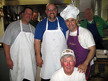 A few of the Cooks that prepare our "Famous Fabulous Fish Fry", and one Hell of a Great Job They Do!