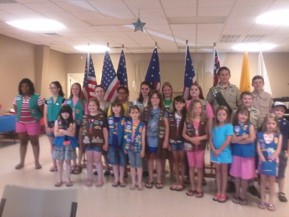 Scouts for Flag Day 