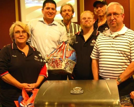 A presentation of Grill from the Mesquite Elks Lodge and Ladies Auxiliary to a Wounded Warrior on May 19th in Mesquite  