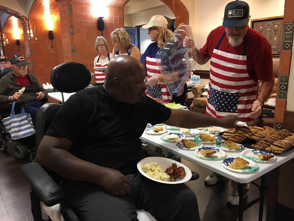 Tucson East Veterans Committee hosts a BBQ at the Arizona State Veteran Home-Tucson.