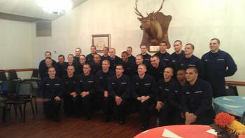Coast Guard Cadets Thanksgiving Day 2013