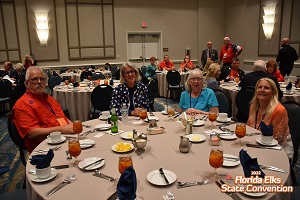 ER Ralph Gordon, Ellen Gordon, Denise Corredor and Elain Marr attending the FLOE Luncheon.