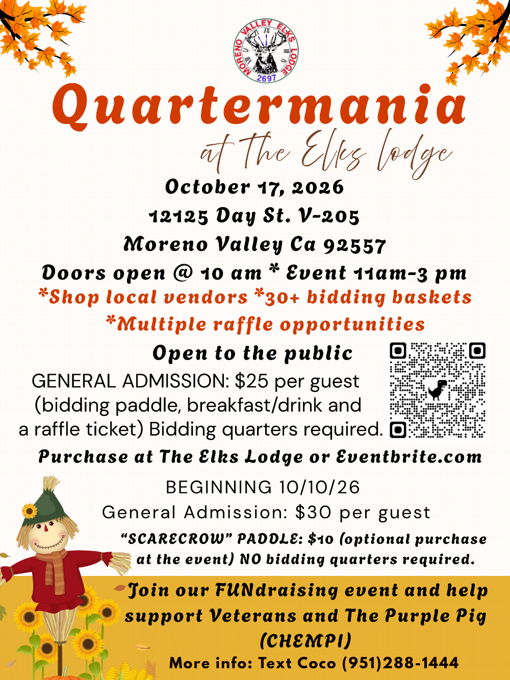 QUARTERMANIA- OCTOBER17, 2026