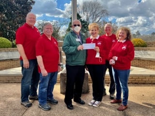 Lake Oconee Lodge used the Freedom Grant to donate funds to the new wing of the Ga War Veterans home for younger vets with brain injuries.  The funds will be used for Art Therapy classes.