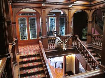 Stairwell overlooking Chamberlin Room