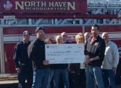 Donation to North Haven Firefighters Union