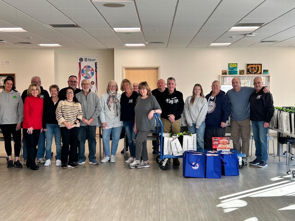 Holiday Meal kits for Veterans delivered to Errera Center using Beacon & Spotlight Grants