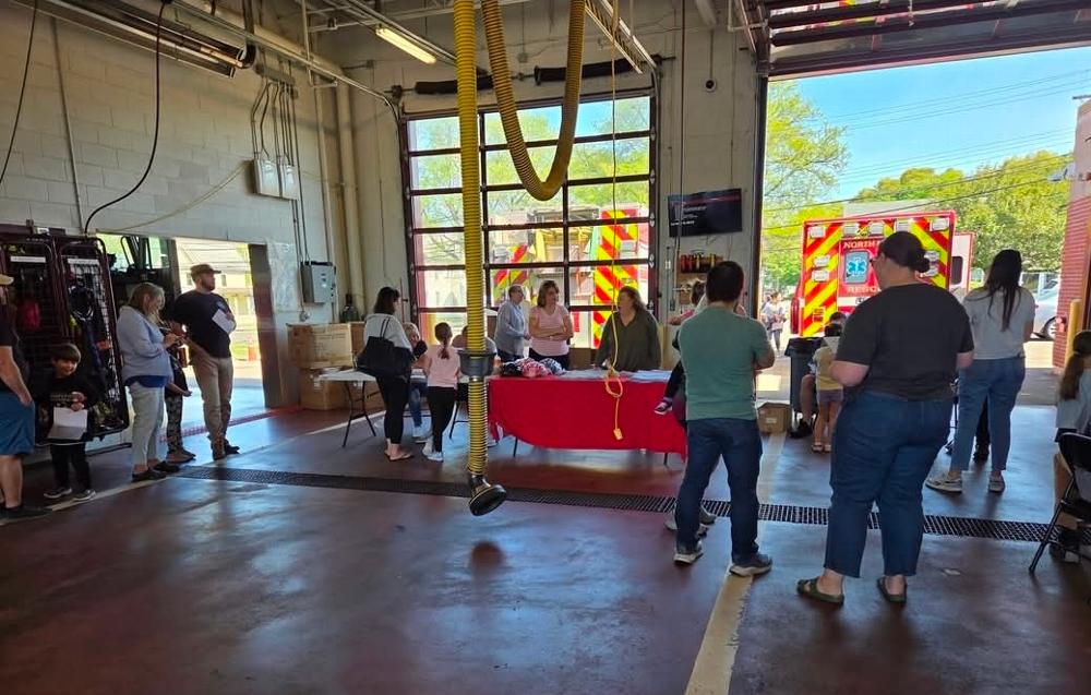 On May 16, 2025 New haven Elks Lodge #25 held a bicycle safety event at North Haven Fire Department headquarters. Bicycle helmets secure through CT Elks Child Safety commission were distributed to North Haven elementary school students .