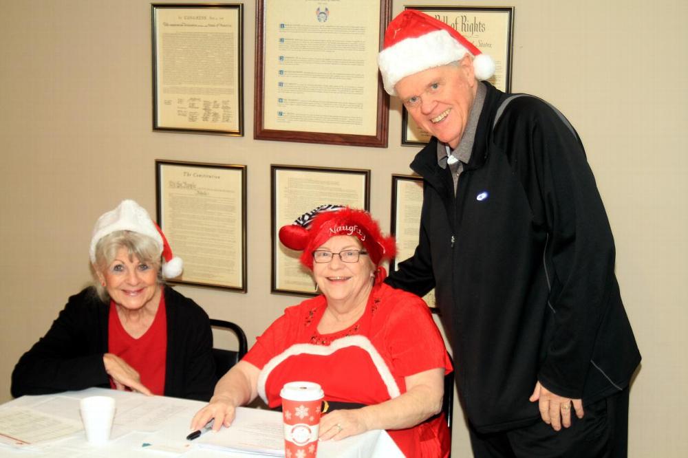                Santa Helper's 
 Our lodge members and donations and discounts from HyVee and the Village Inn.  Thank you to Community Alliance and Completely Kids who provided the families who attended the event. 