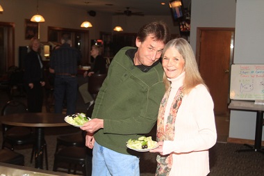 MARY AND BOB AT OUR VALENTINE’S DAY DINNER 2016