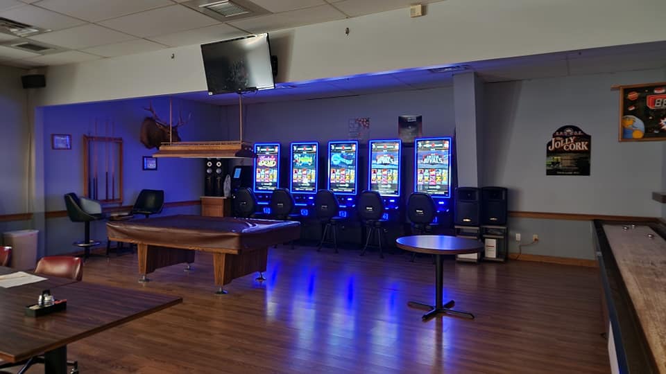 Pool table, Ohio Lottery gaming, Shuffleboard