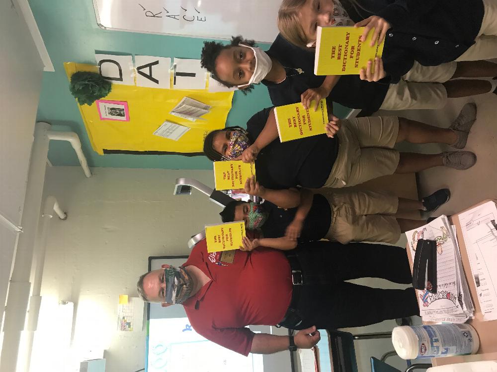 Thanks so much, Mr. Malloy and Elks Lodge #58 for the gifting of the dictionaries. The students needed them and the third graders are having so much fun learning new words. We are finishing up our Thank You letters and will send them soon. Many blessings to you all.
Sanjii Johnigan 
Dayton Smart Elementary School 