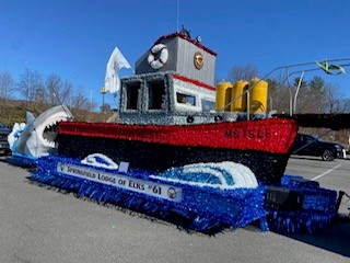 2025 First Place Float " Jaws Theme"