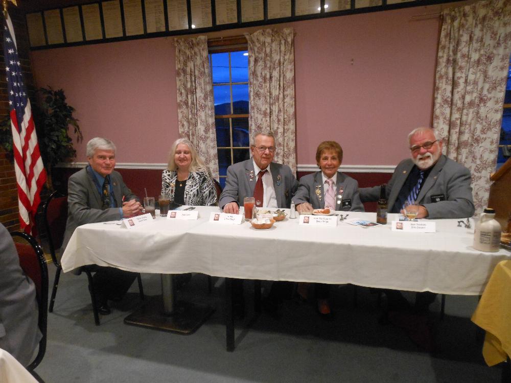 DD Robert Dolan with wife, Jean... State VP Joann Daigle with husband Paul and SP Jacques 