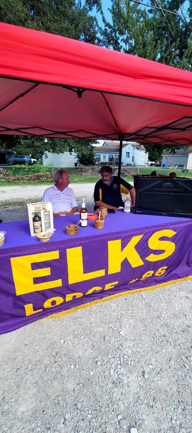 Elk Booth at CASA Fish Fry 