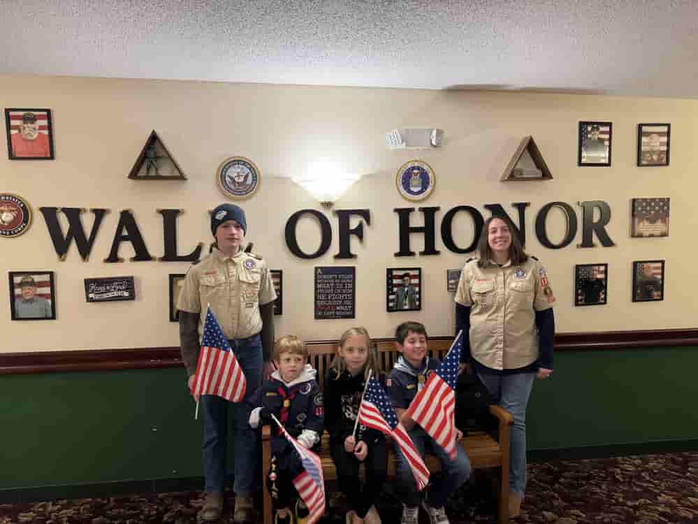 Wyndmoor - Boy Scouts Visiting Veterans