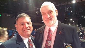 Bay City ER George Lynch with Chairman of the Board of Grand Trustees Ric Mulholland