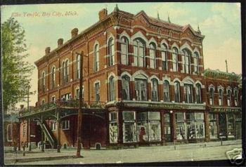 A historic picture of the old Bay City Elks Lodge