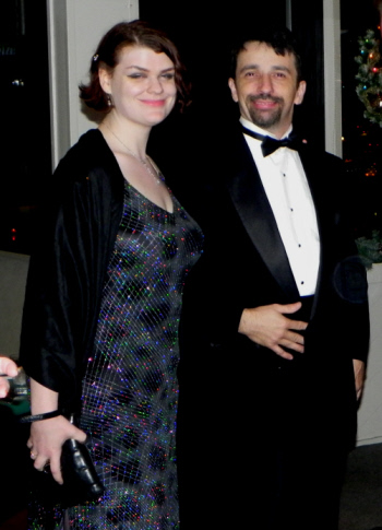 The Theme for our 2011 New Years Eve was "The Black & White Ball" Gwynne & Troy Hamer arrived suitably attired