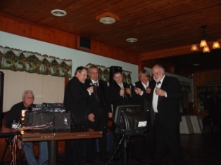 Duluth Lodge #133 officers singing