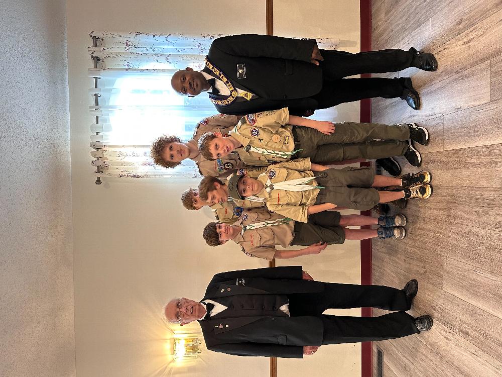 Lester Cole Boy Scouts Troop 4016 and K Hicks
