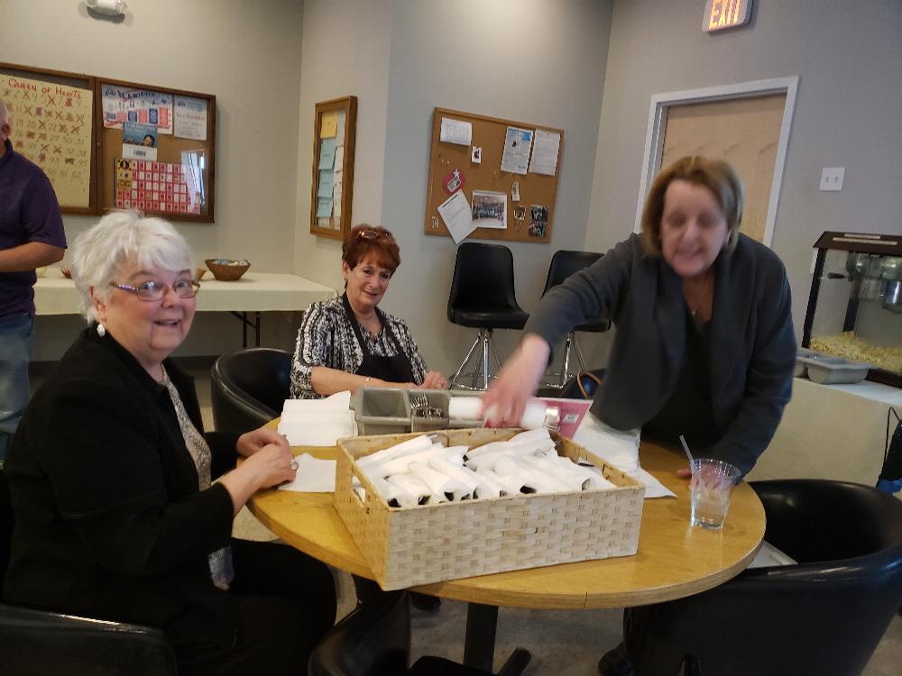 Our Official Silverware Packing Team