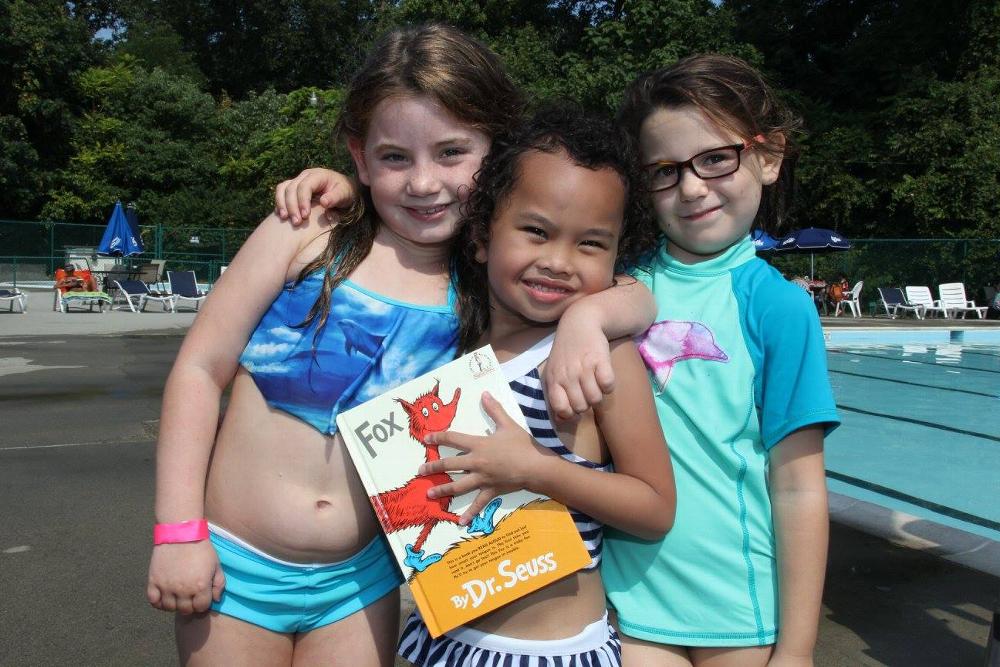 Students from Crystal Springs Elementary School visiting lodge pool as part of their Reading Rewards Program.