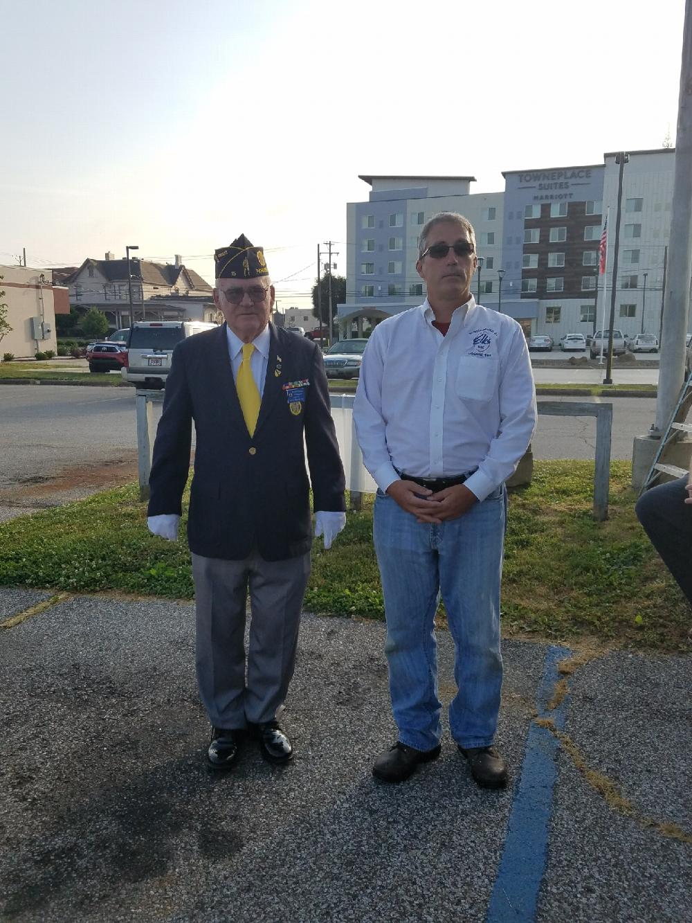 Flag day 2017.     Post 15 and lodge 198.    Sheppard and McMillan