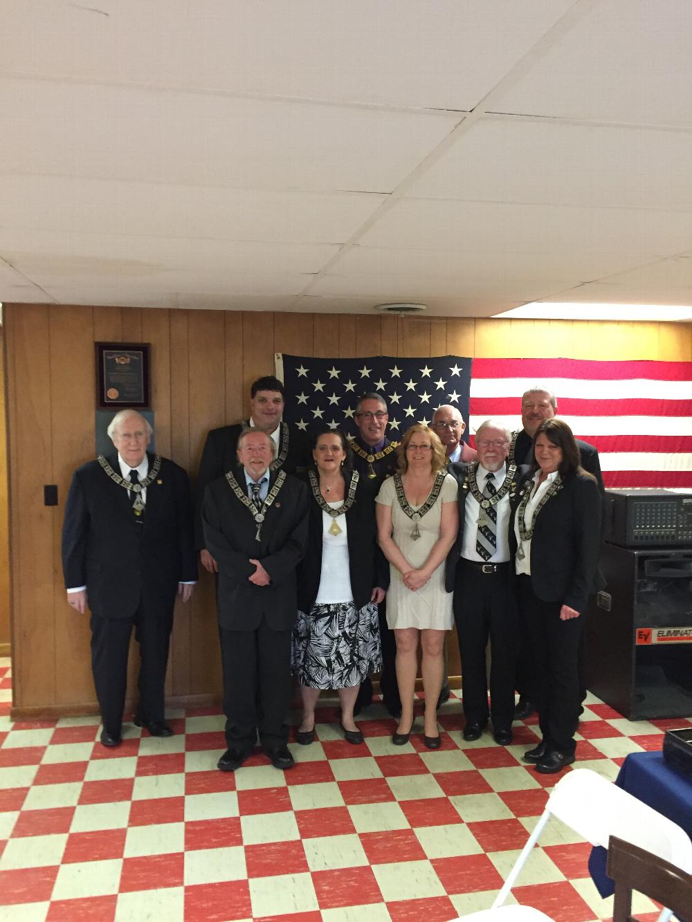 Parkersburg Elks 198 officers 2017/2018